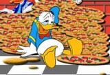 Donald Duck Pizza Küche