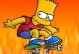 Simpsons Skateboarding